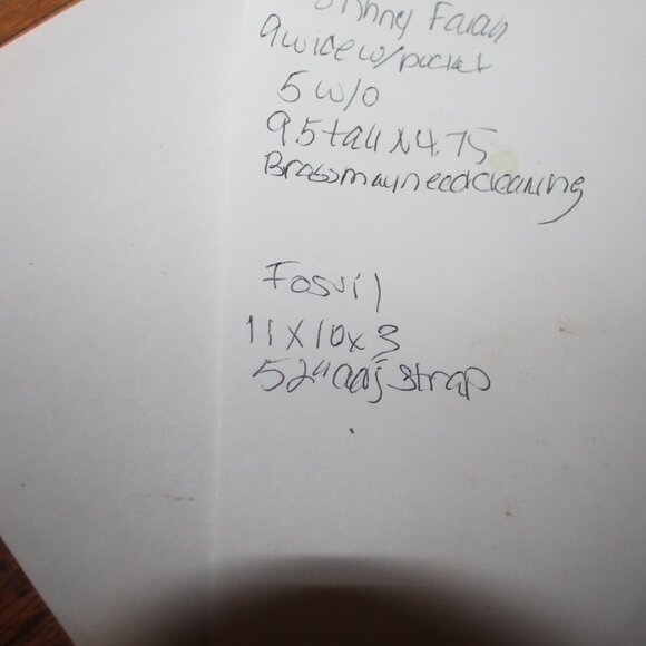 Fossil Long Live Vintage Supple Leather Crossbody Messenger Shoulder Bag - Picture 9 of 9